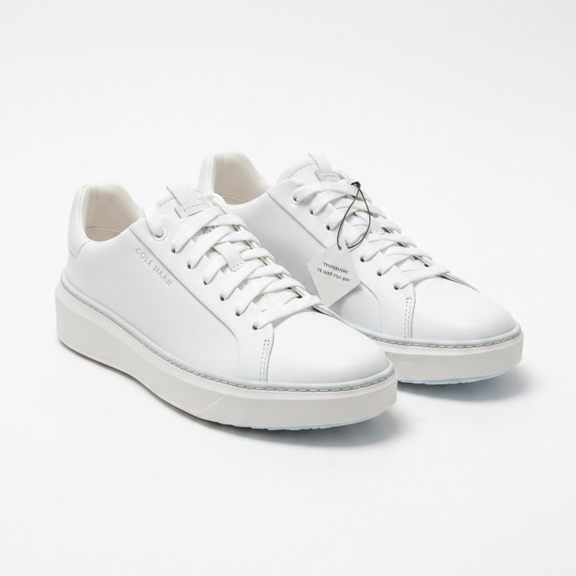 Cole Haan Women's Golf Shoes Waterproof Grandpro Topspin White/Heather Grey