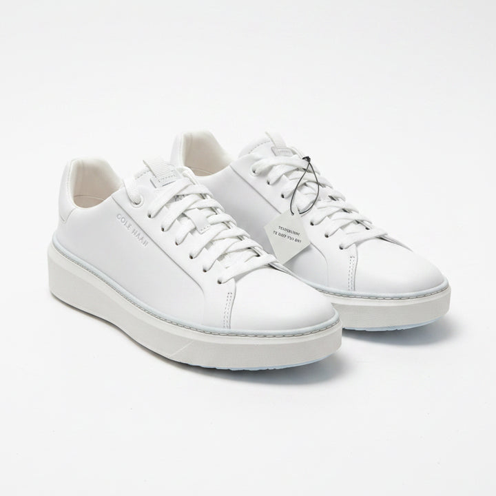 Cole Haan Women's Golf Shoes Waterproof Grandpro Topspin White/Heather Grey