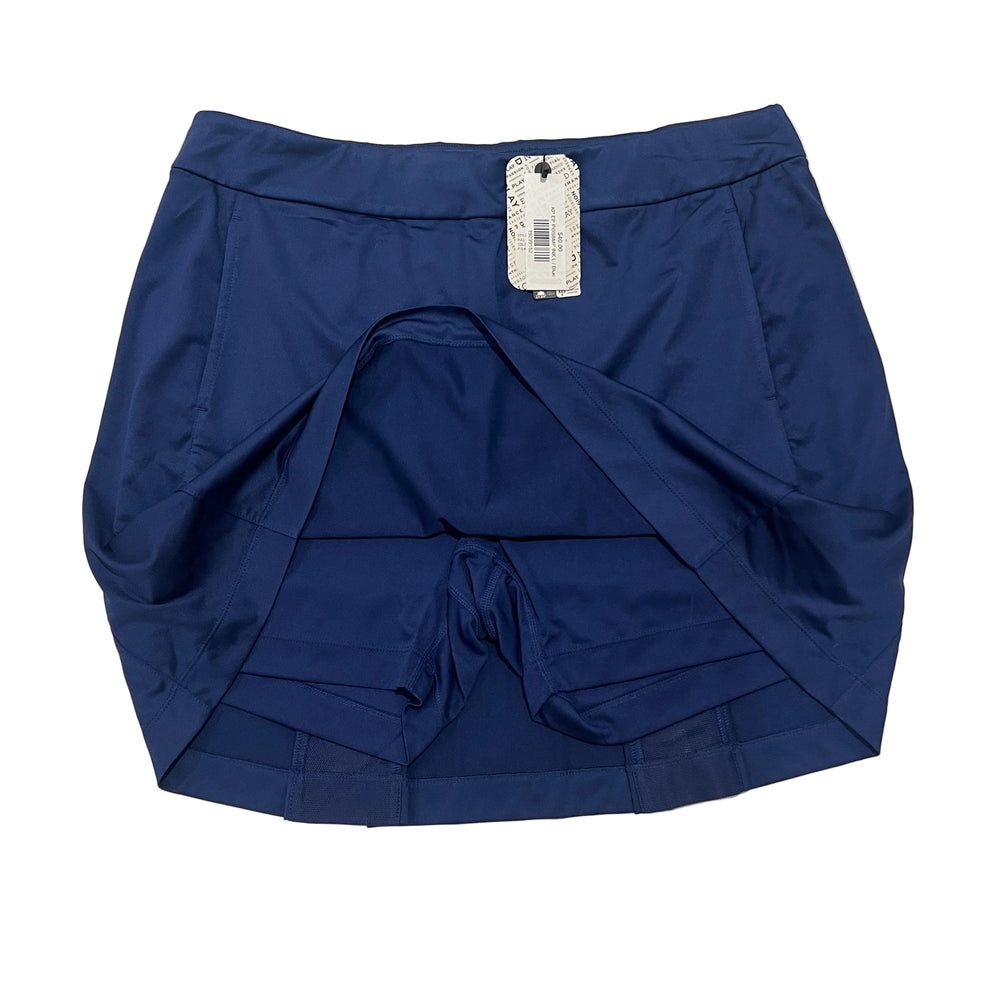 EP NY Pull On Skort w/ Back Mesh Pleat (17.5") - Inky - Large - Skorzie