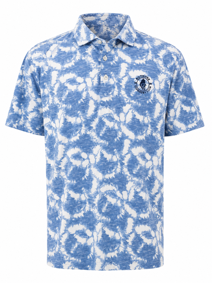B Draddy Bungalow Polo (w/ logo) - Indigo - XL