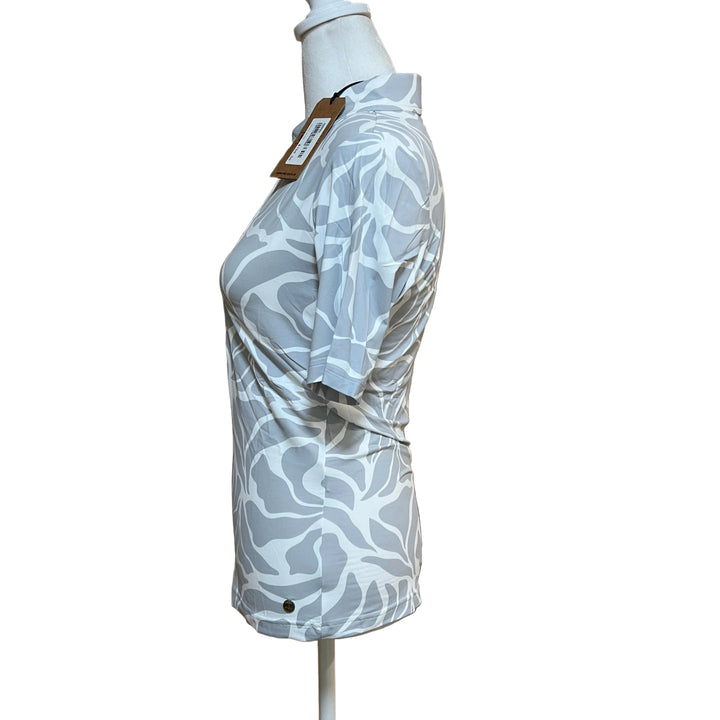 MDC Matisse Print Polo - Grey/White - Skorzie