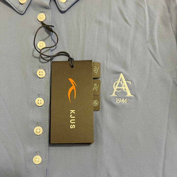 KJUS Women's Golf L/S Polo Scotscraig (w/logo) Reflection Size M