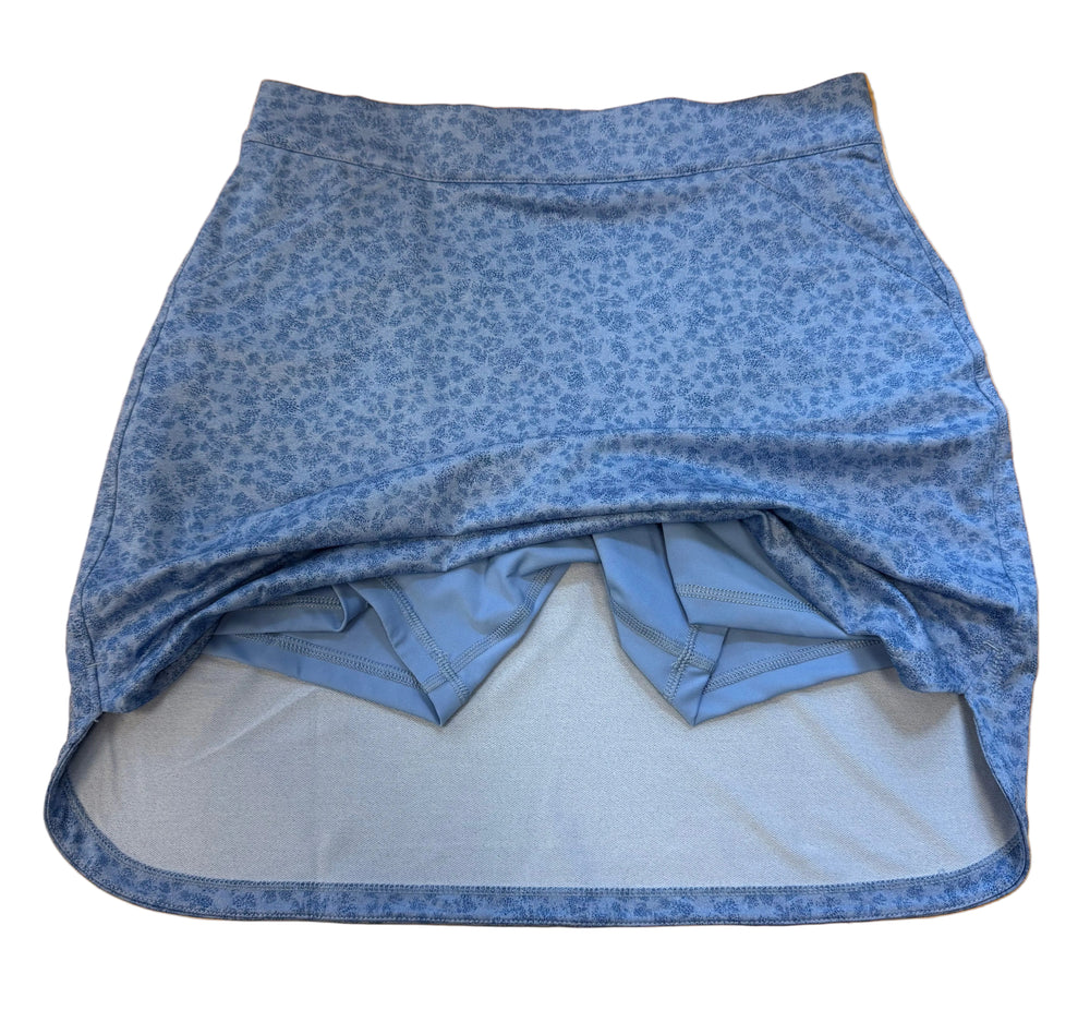 Peter Millar Blue Pattern Golf Skort 17" - Medium - Skorzie