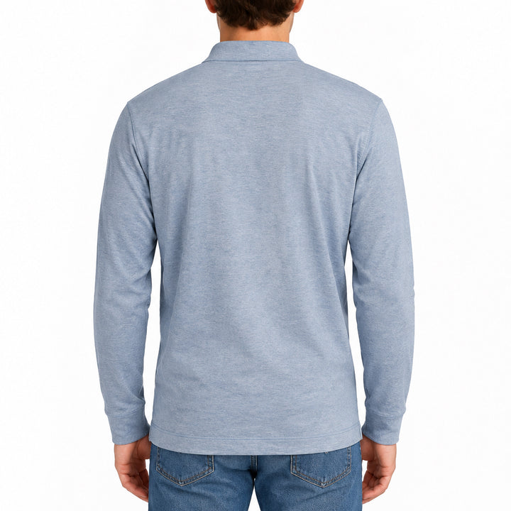 Collars & Co Men's Golf Quarter Zip Reversible Blue Size XL