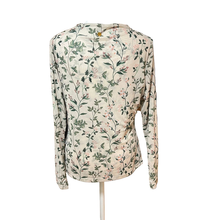 A. Putnam Luxe Opaque L/S Top - Garden Print - Skorzie