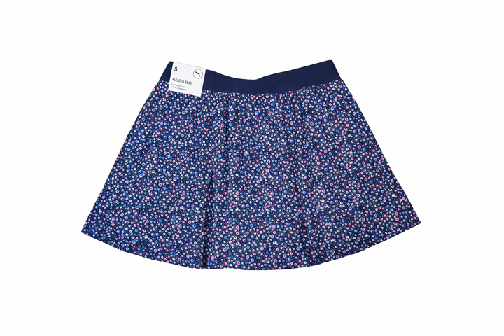 Puma Pleated Skirt - Navy/Magenta Gleam - Skorzie