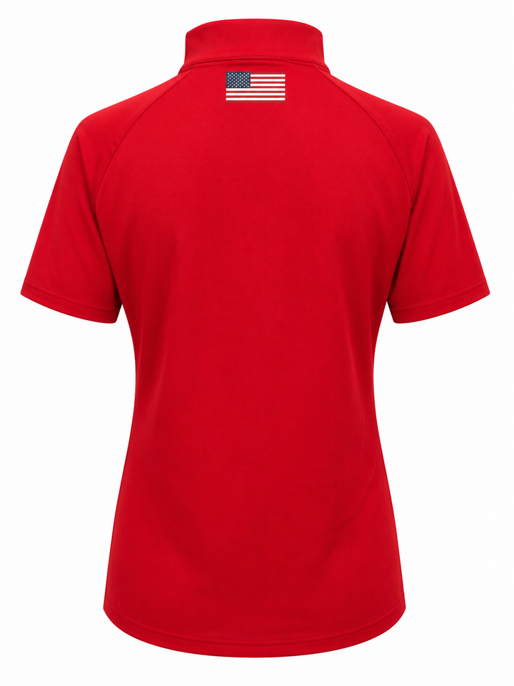 Dunning Solheim Cup Ventilated Mesh Short Sleeve Polo - Glory