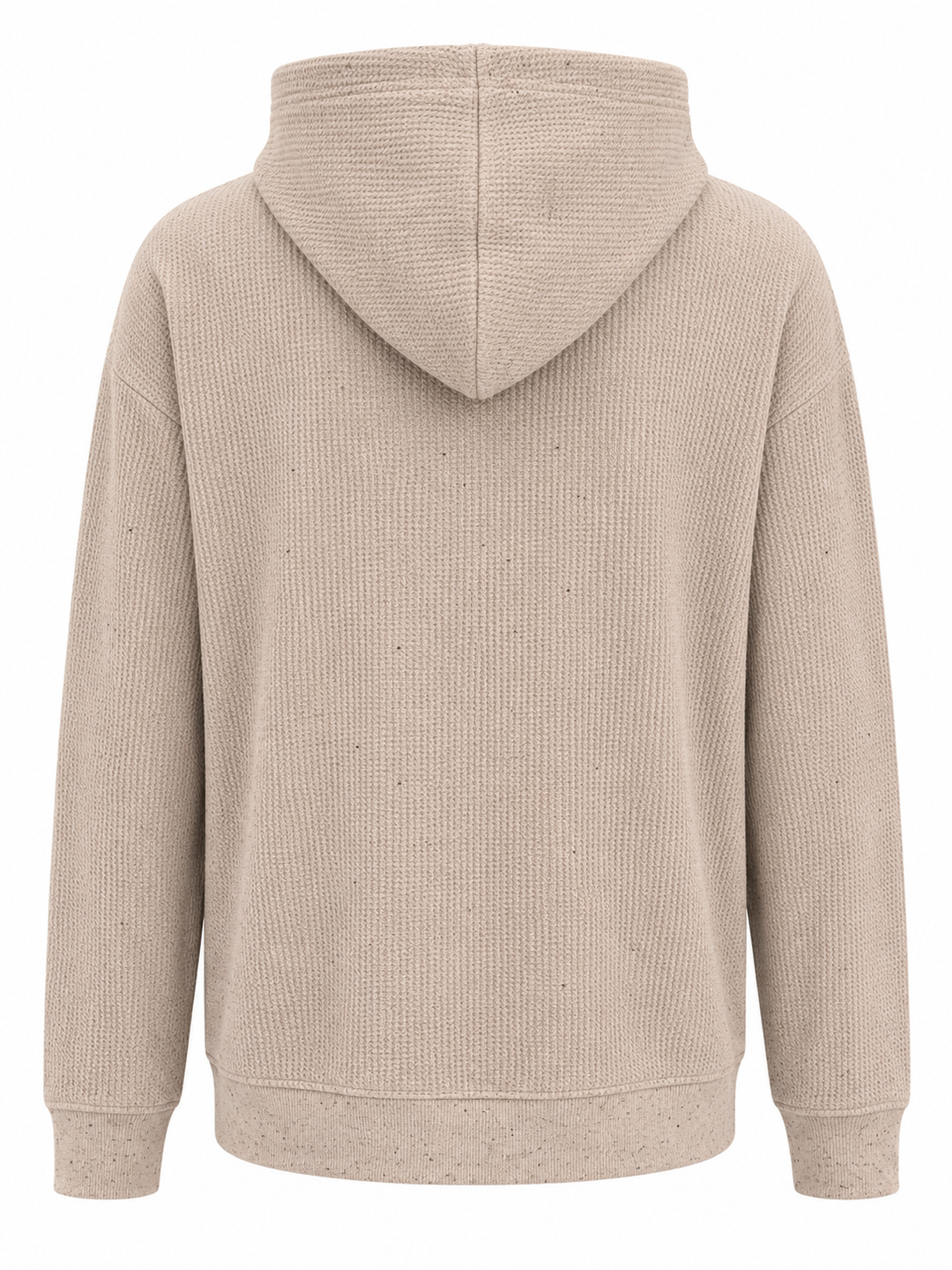Travis Mathew Men's Cloud Waffle Hoodie (w/ Logo) - Oxford Tan - 2XL - Skorzie