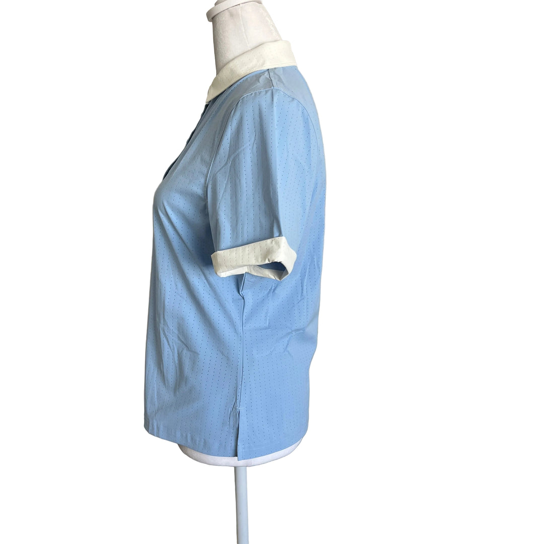 March First Relax Polo - Chambray/White - Small - Skorzie