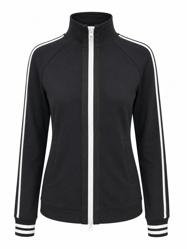 Kastel Denmark Black Full Zip Track Jacket - Skorzie