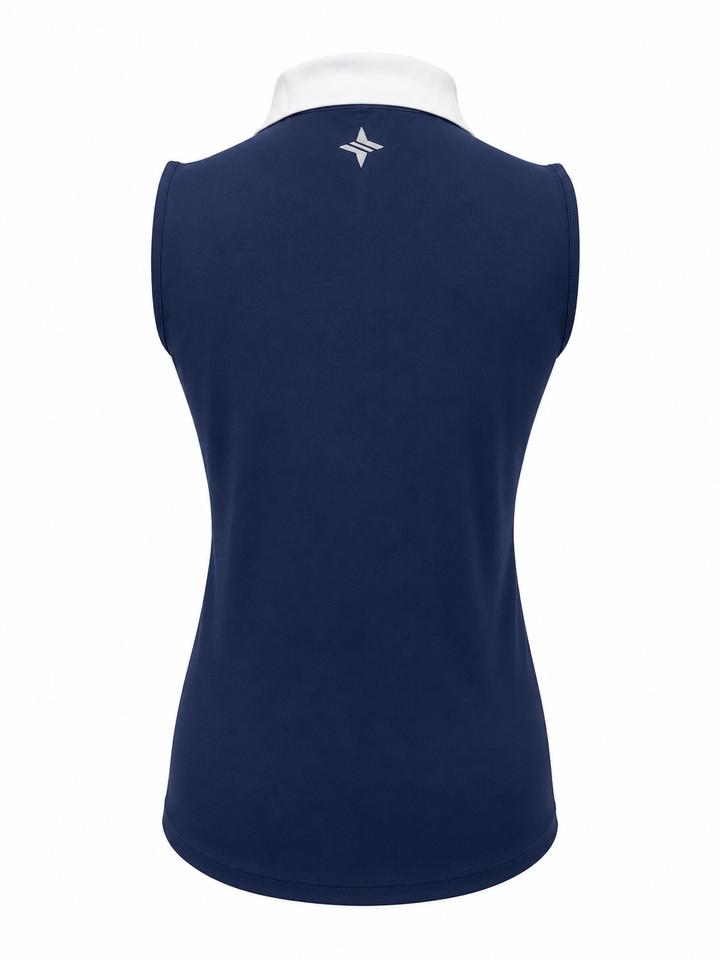 Tuckernuck Sleeveless V-neck Top - Navy - Medium