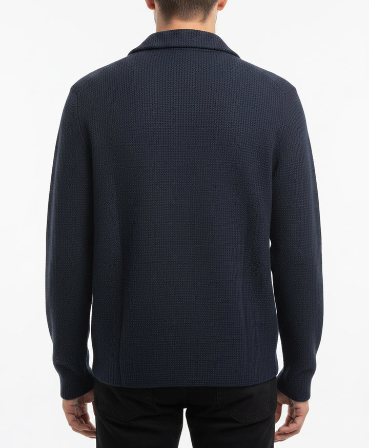 Greyson Men's Cardigan Saratoga Double Breasted Blazer Maltese Blue Size M