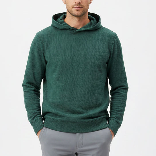 G/FORE Men's Golf Hoodie Pebble Quilted Pine Size M