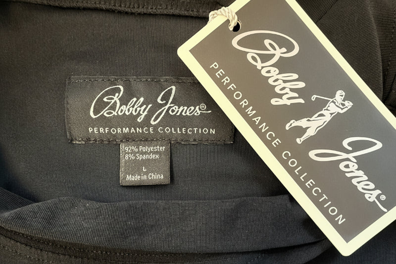 Bobby Jones Long Sleeve Balta Pattern Top - Black - Large