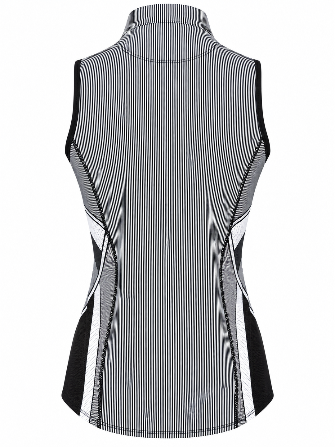 Lucky In Love Kinetic Energy Zip Top - White/Black