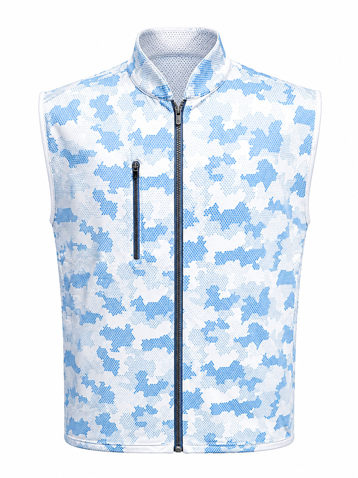 Bobby Jones Patriot Gamer Blade Collar Full-Zip Vest - Air - Large
