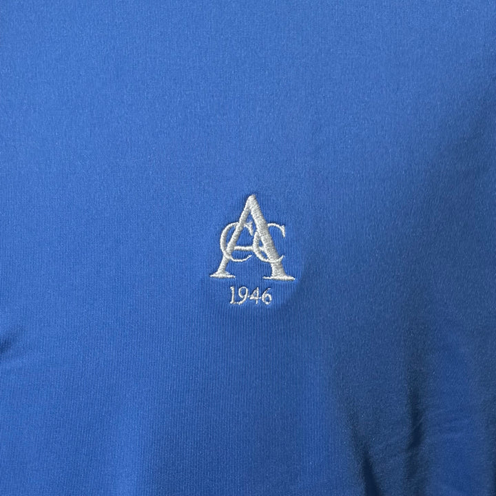 Peter Millar Solid Performance Jersey Polo (w/logo) - Blue Sea