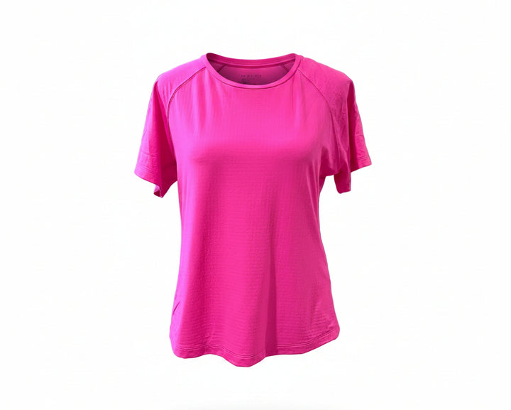 IBKUL S/S Crew Neck - Hot Pink - Small - Skorzie