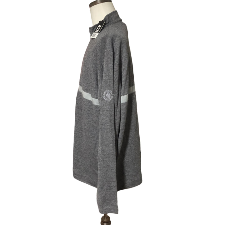 Footjoy Stripe 1/4 Zip Pullover - Grey - XX-Large - Skorzie