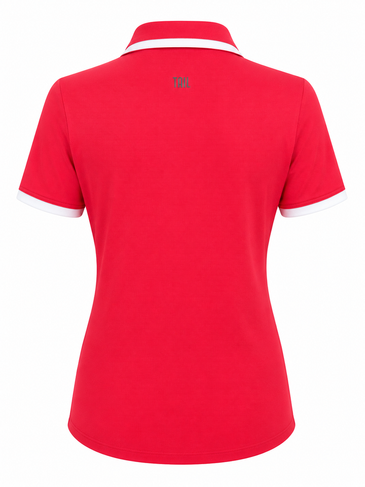 Tail Adi Zip Golf Top - Strawberry - Medium