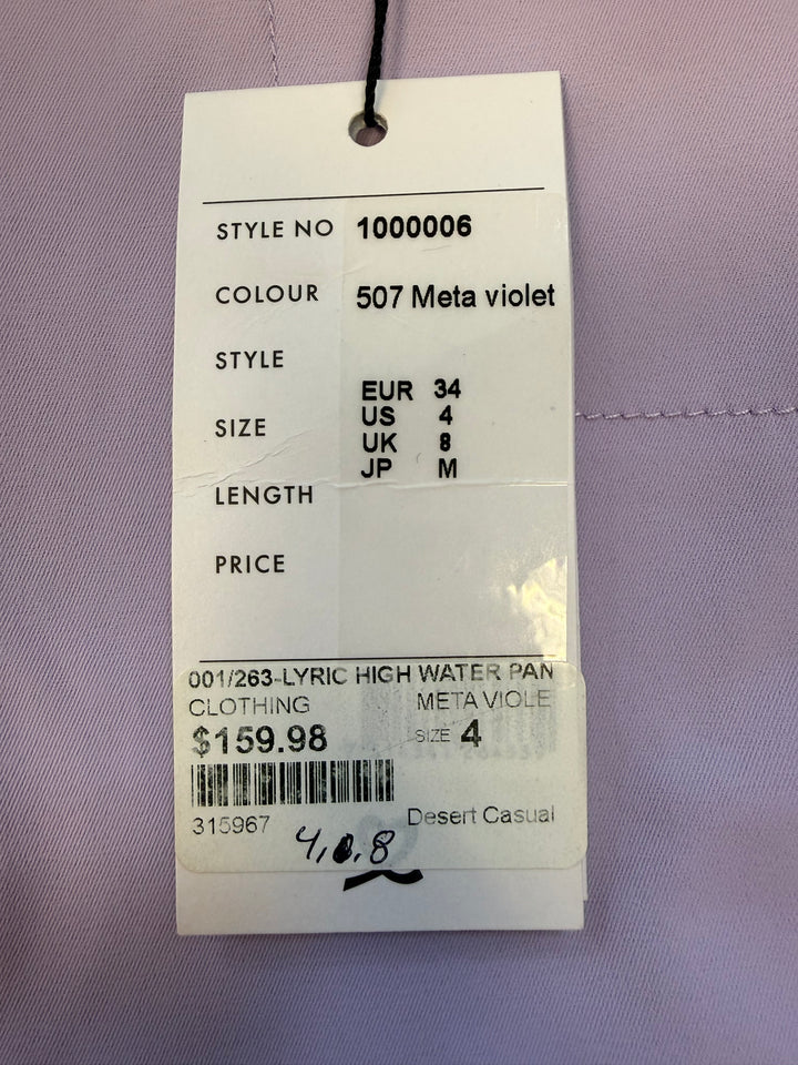 Daily Sports Lyric Womens High Water Ankle Pant - Meta Violet