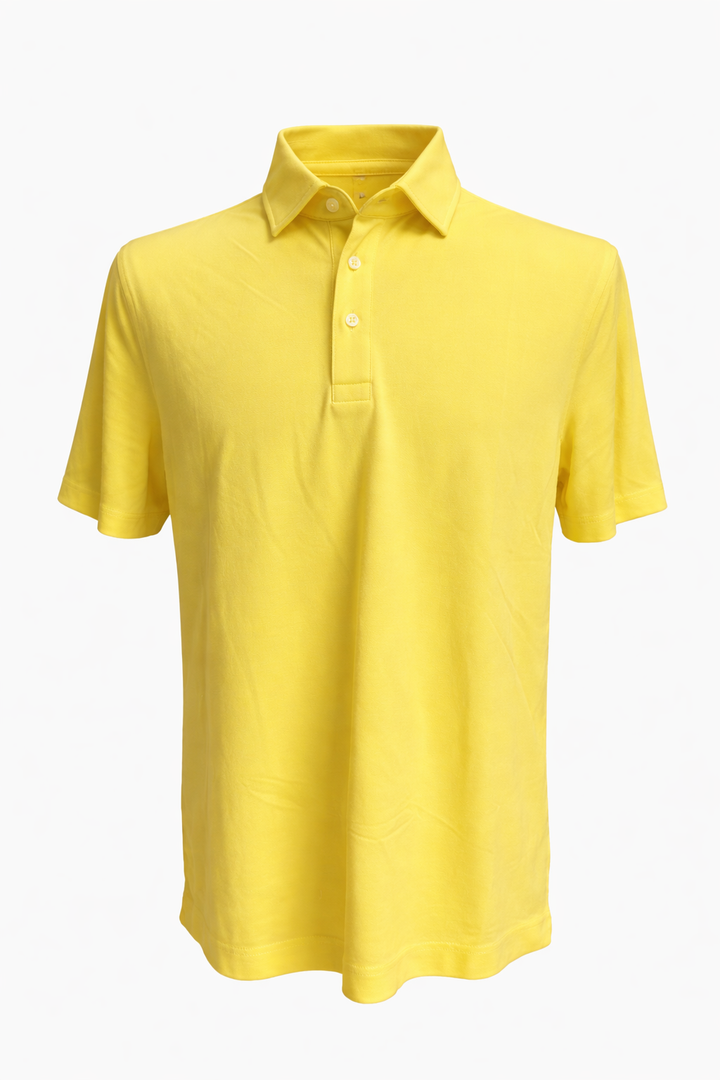 G/FORE Men's All Play Polo - Canary - Medium - Skorzie