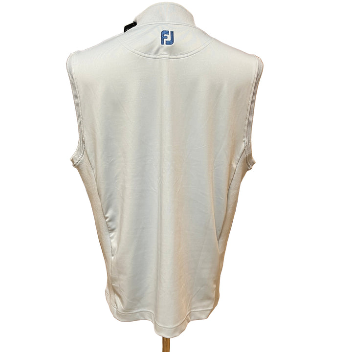 FootJoy Full Zip Vest (w/ logo) - Steel Blue - Skorzie