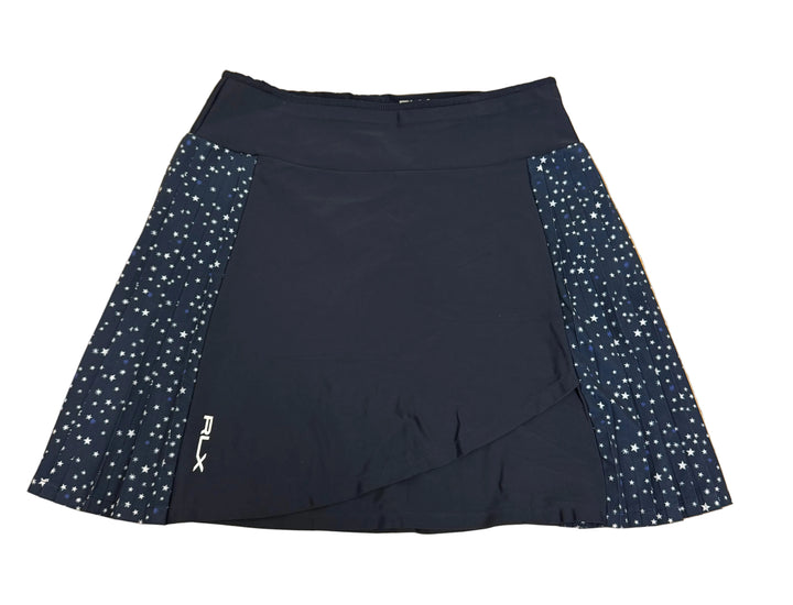 RLX Ralph Women's Pleated Stars Skort - Navy - Skorzie