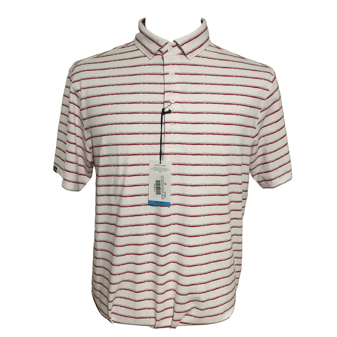 Haus of Grey Road Trip Polo (w/ logo) - Salt/Liberty Red - Medium (FINAL SALE ITEM) - Skorzie