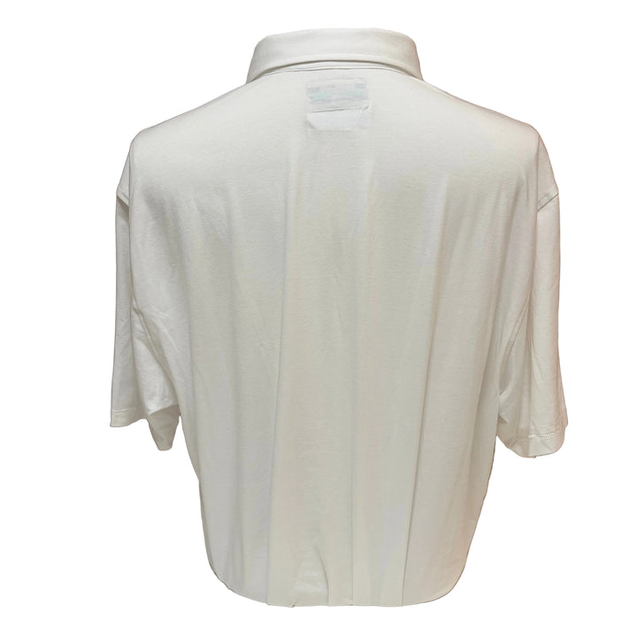 Linksoul Buttoned Polo (w/ logo) - White - XX-Large - Skorzie