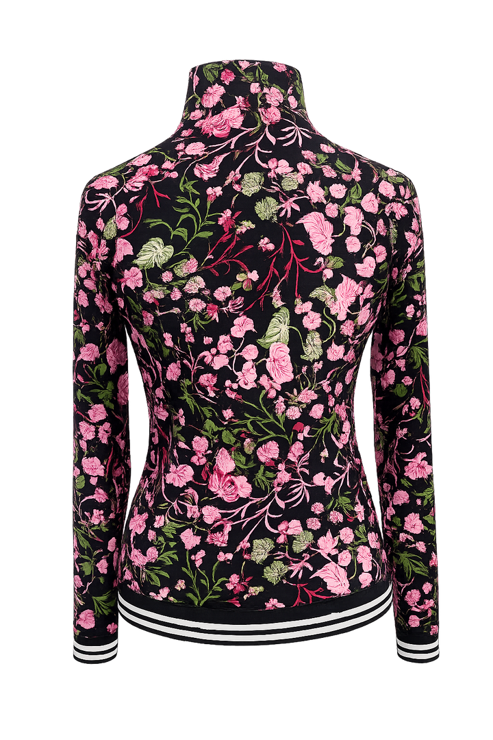 Kastel Denmark Black Modern Begonia Full Zip Track Jacket - XS - Skorzie