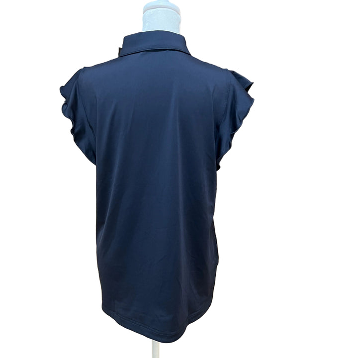Daily Sports Luxe SL Polo (w/ logo) - Navy - FINAL SALE ITEM - Skorzie