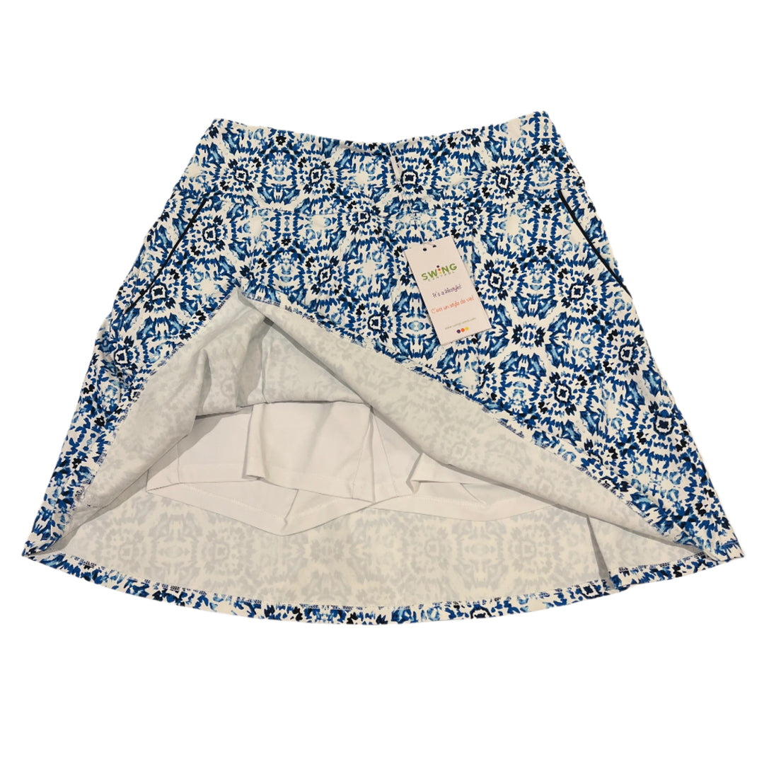 Swing Control Piped Edge Skort (18") - Fireworks - 6 - Skorzie