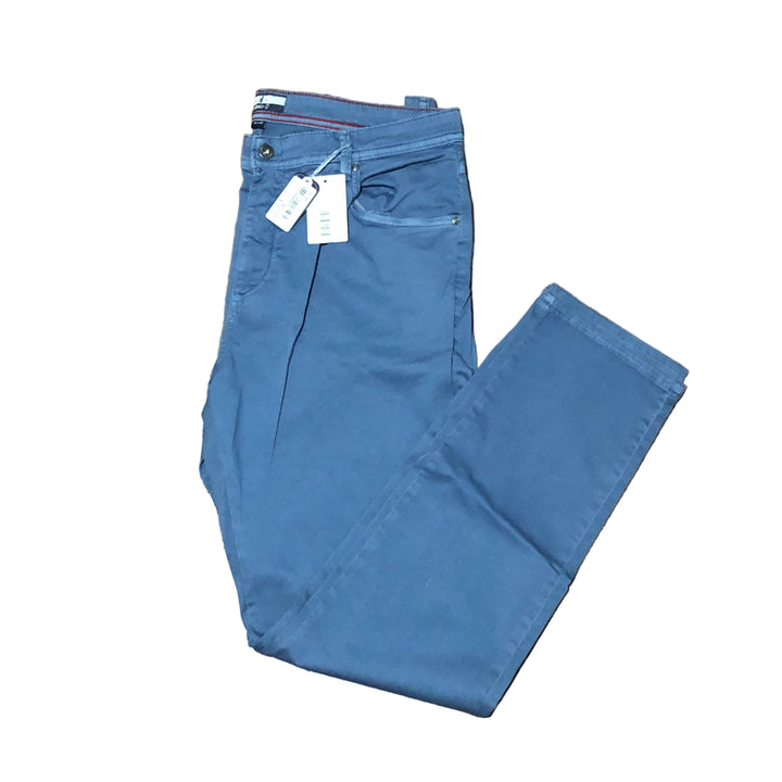 Johnnie-O Carmel Sateen 5-Pocket Pants - Blue Horizon - 36x32 - Skorzie