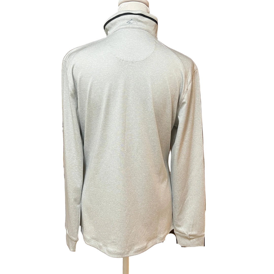 Greg Norman Leaderboard Half-Zip - Shark Grey Heather - Medium - Skorzie