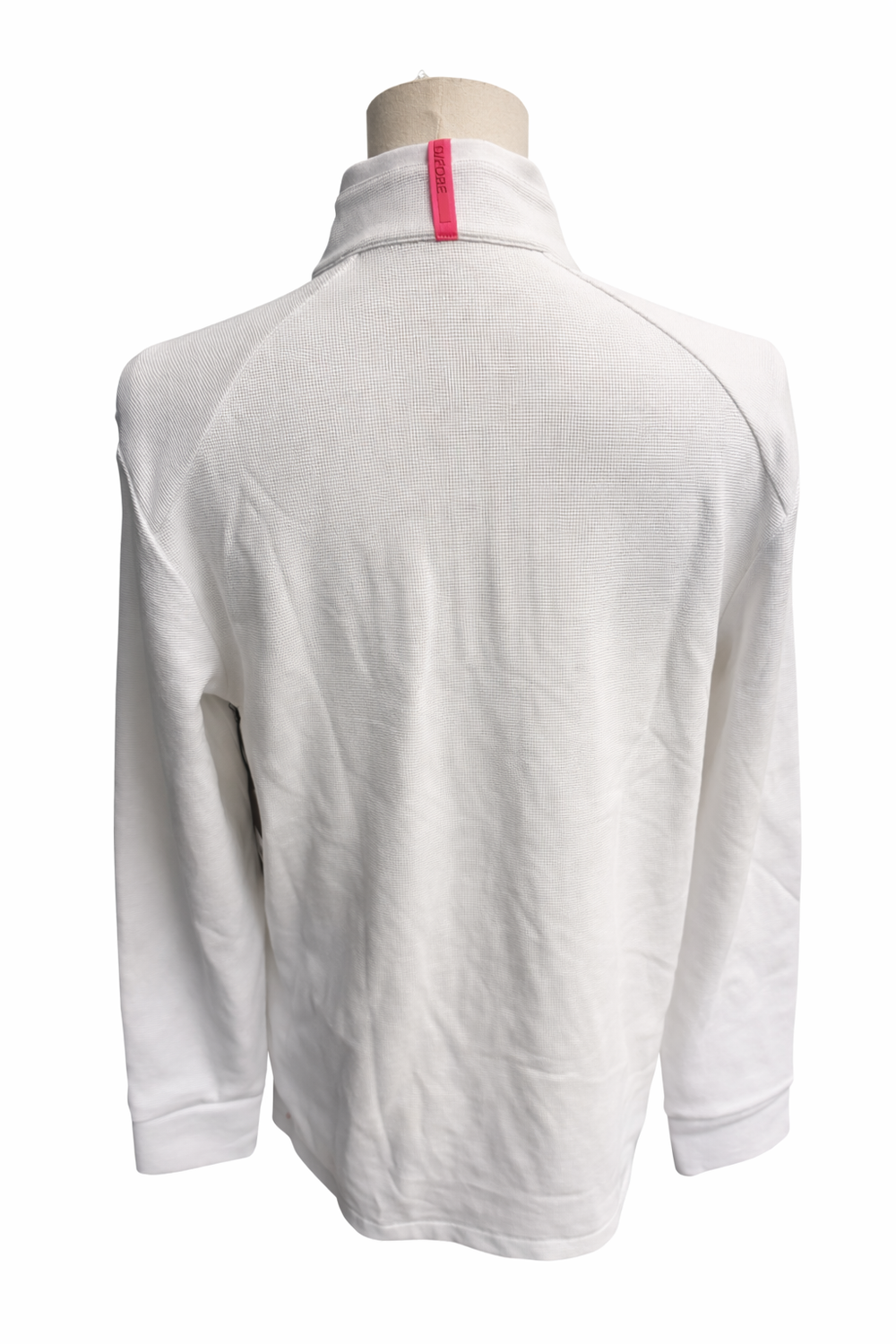 G/FORE Men's Brushed Back Tech Quarter Zip Pullover - Snow - Medium - Skorzie