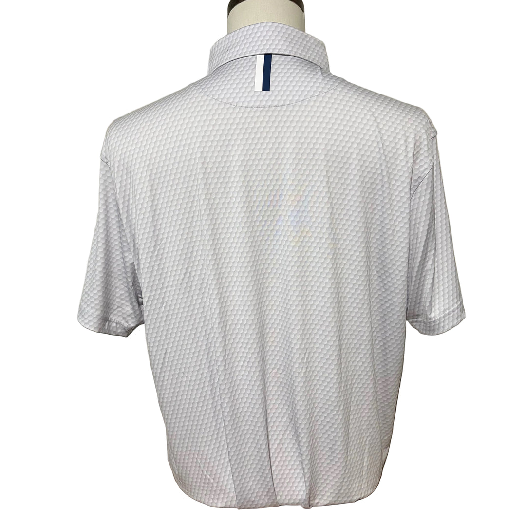 Rhoback Be The Ball S/S Performance Polo (w/logo) - White - Skorzie