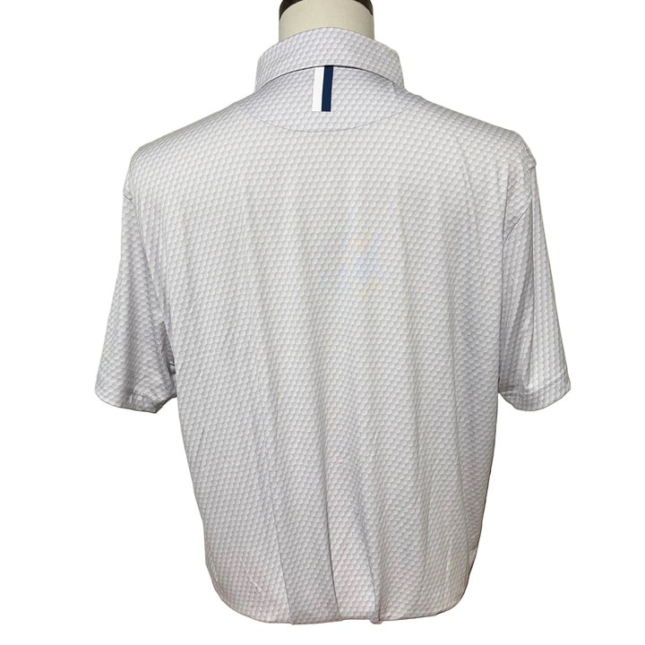 Rhoback Be The Ball S/S Performance Polo (w/logo) - White - Skorzie