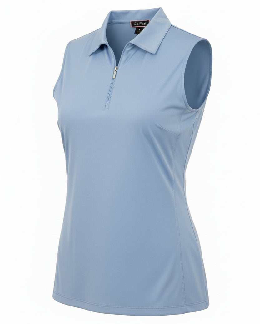 Golftini S/L Zip Tech - Sky Blue - Large - Skorzie