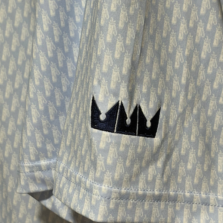 RLX Ralph Lauren Men's Knit Polo (w/logo) - Blue - X-Large - Skorzie