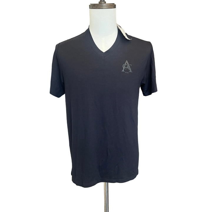 2UNDR Luxury V-Neck Tee (w/logo) - Black - Small (FINAL SALE ITEM) - Skorzie