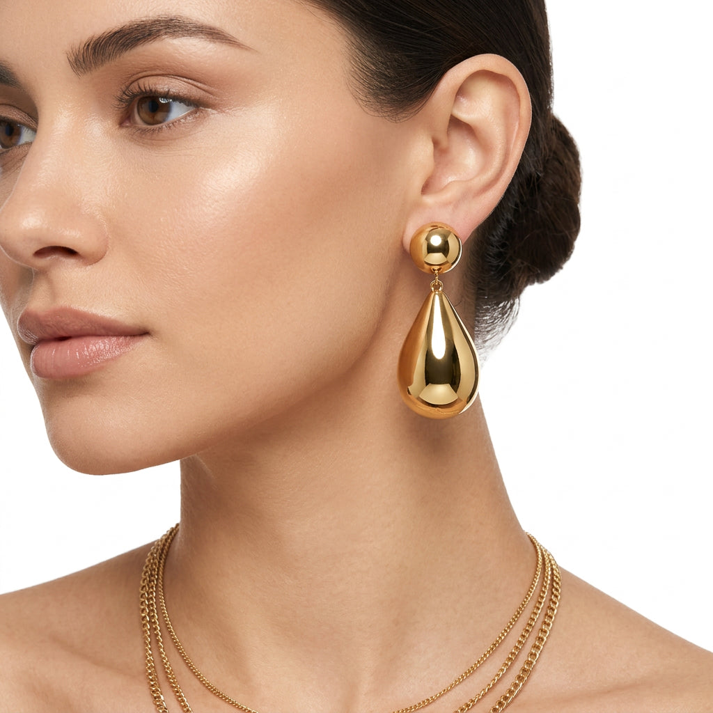 Lele Sadoughi Women's Stud Earrings Dome Teardrop - Skorzie