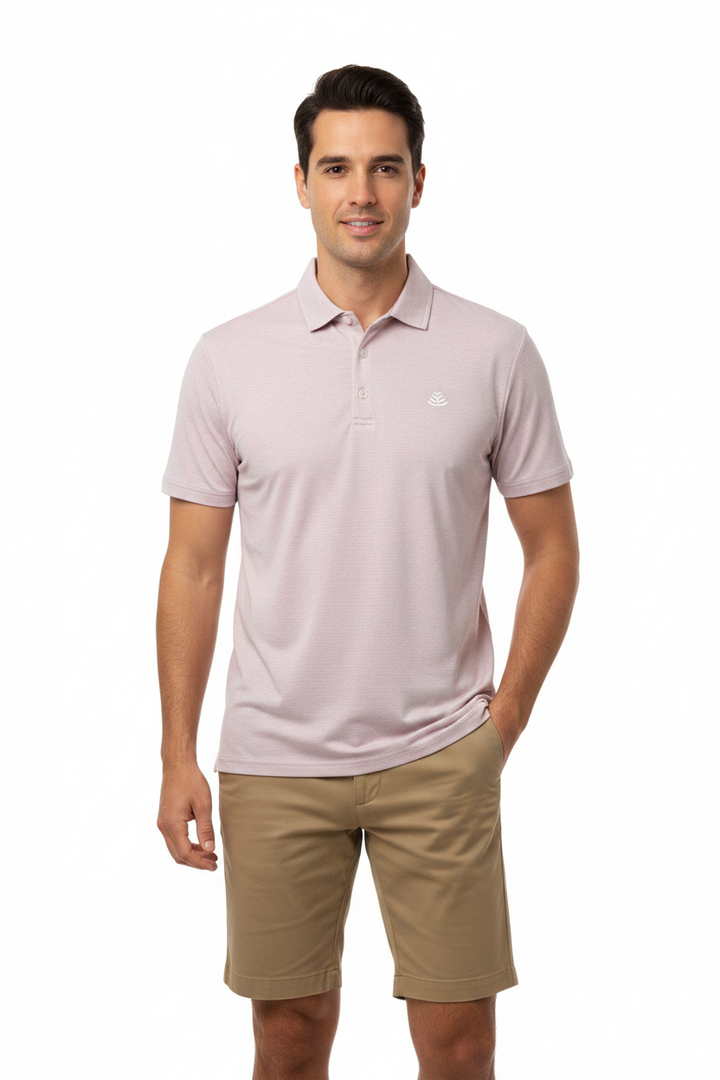 Anderson Ord Men's Golf Polo Gamer (w/logo) Heather Lilac Size S