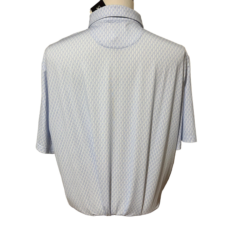 RLX Ralph Lauren Men's Knit Polo (w/logo) - Blue - X-Large - Skorzie