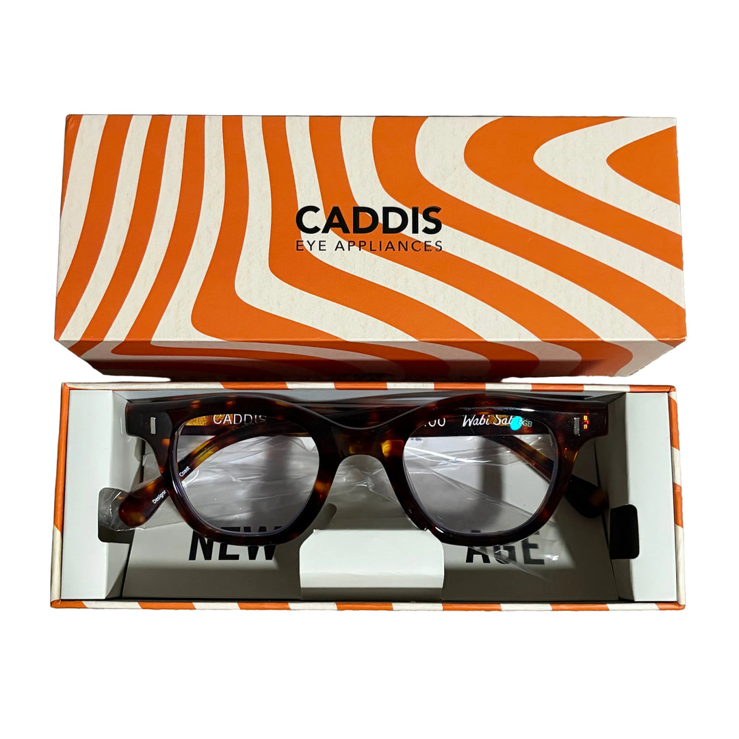 Caddis Wabi Sabi Reading Glasses - Polished Turtle - 1.00 - Skorzie