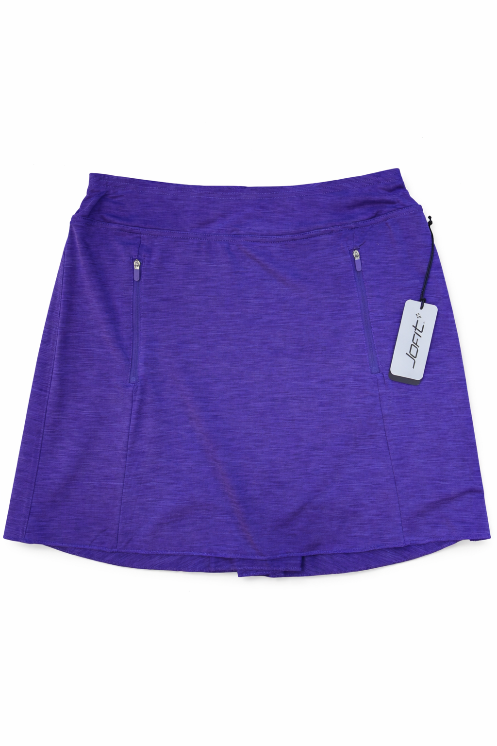 Jofit Melange Zipper Skort (17") - Purple - Small - Skorzie