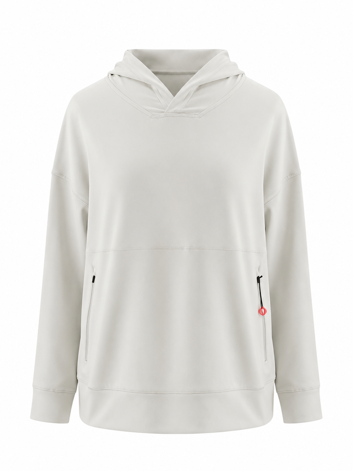 Sunice Womens Eve Soft Touch Hoodie - Grey -  Medium