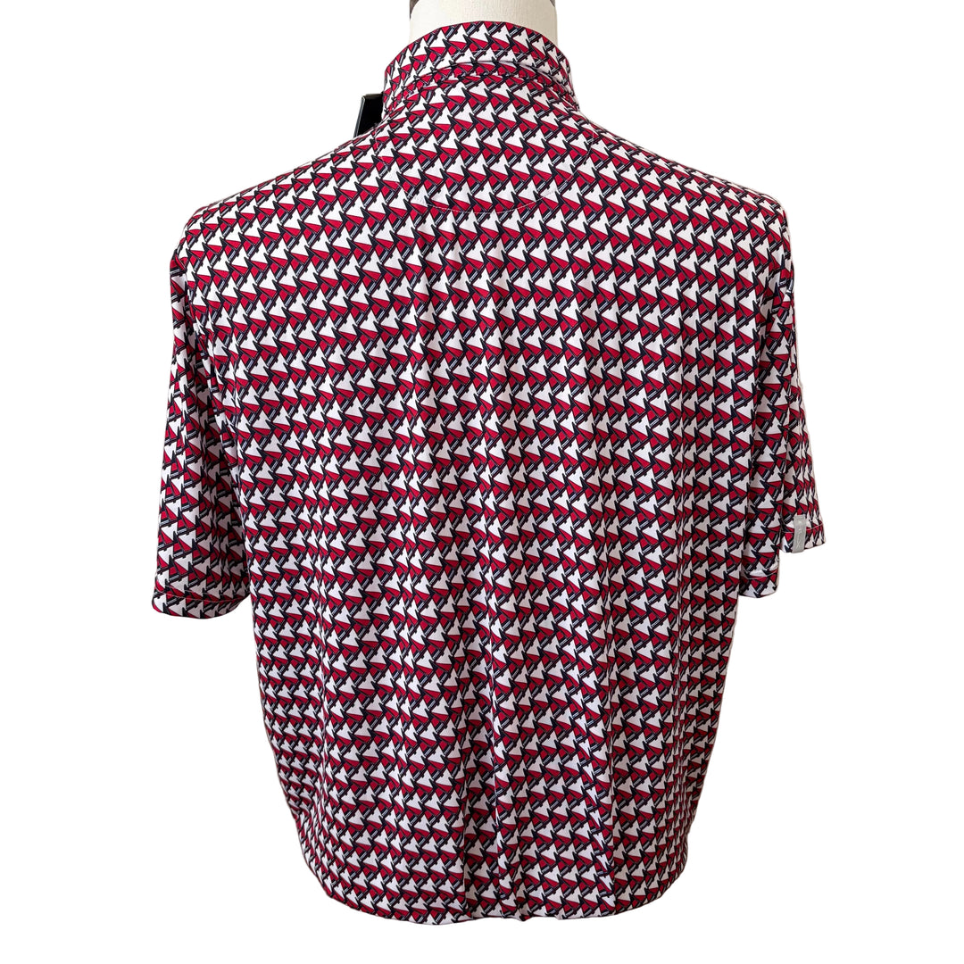 RLX Ralph Lauren Classic Fit Performance Polo (w/logo) - Red Sailboat - Skorzie