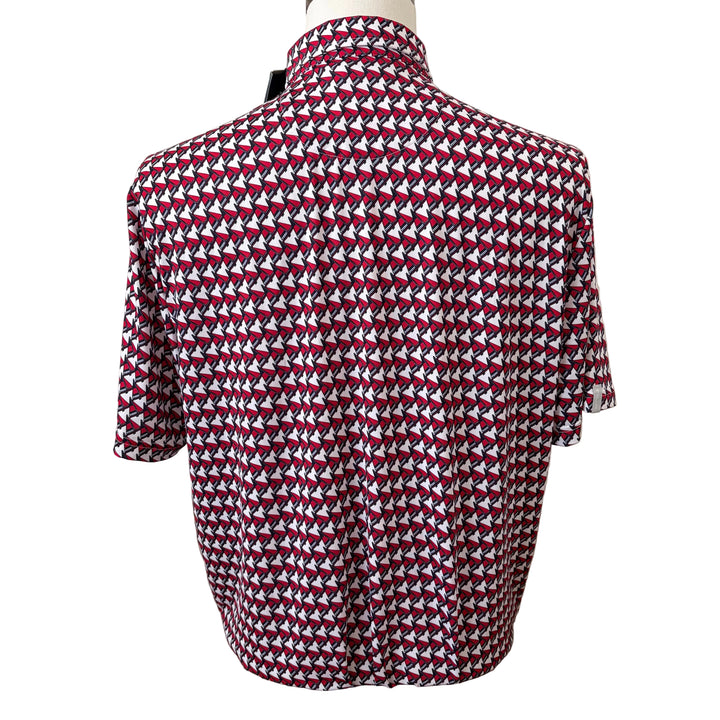 RLX Ralph Lauren Classic Fit Performance Polo (w/logo) - Red Sailboat - Skorzie