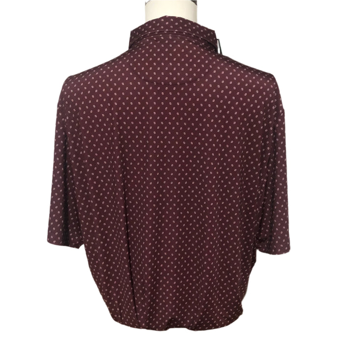 RLX Polo (w/ logo) - Maroon Patterned - XX-Large - Skorzie